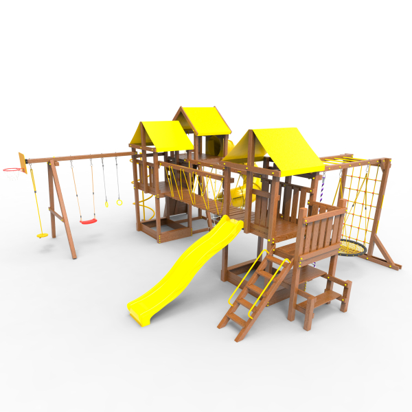 Детская площадка Пикник "Оптимус " Стэйдж К с винтовой трубой
