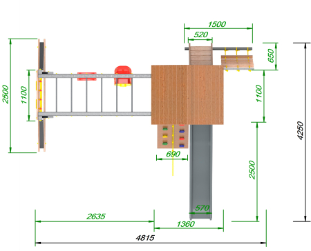 Детская площадка Пикник "Урбан Д" Руфер