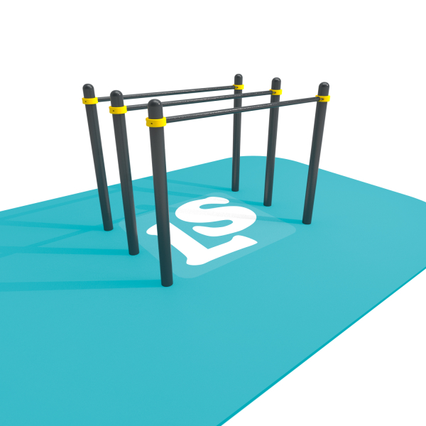 Спортивный комплекс брусья тройные ВоркАут ЛС12