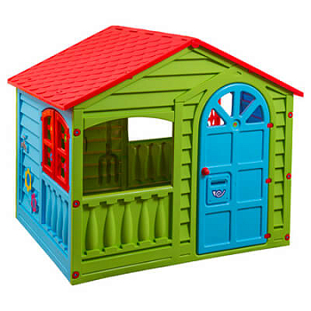 картинка Игровой домик Marian Plast (360)(зеленый) от магазина БэбиСпорт