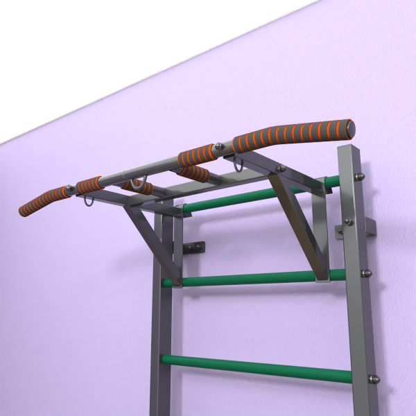 Шведская стенка "LittleSport" Pull-Up (черный*зеленый)