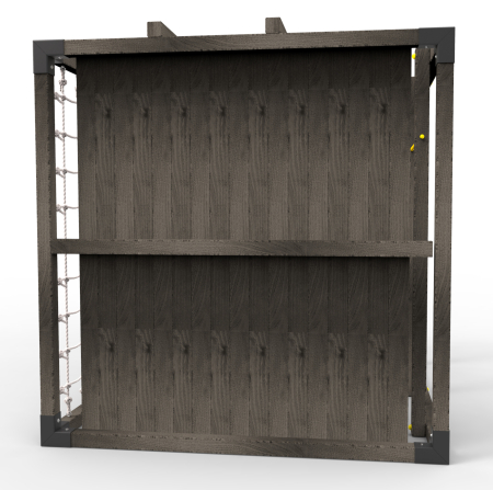 Детская площадка Куб "Блэк" с горкой