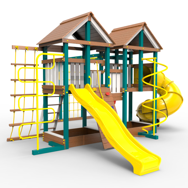 Детская площадка Пикник "Лэйк Д" Пацифик Лайт с винтовой трубой