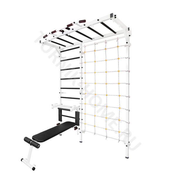 Шведская стенка "Turnik Home" с рукоходом , скамьей и брусья - пресс 3в1