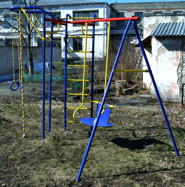 картинка Детский спортивный комплекс для дачи Пионер "Орленок" (ТК2 пластик) от магазина Лазалка
