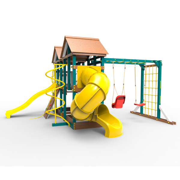 Детская площадка Пикник "Лэйк Д" Пацифик Лайт с винтовой трубой