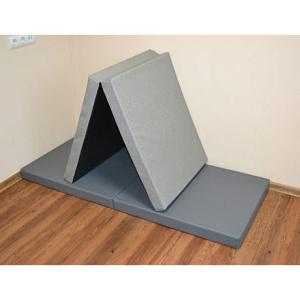 Мат кожзам для ДСК Пионер (120х80х8см) складной в 2 сложения